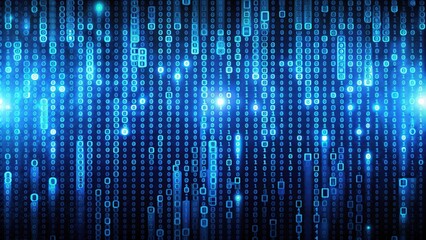 Abstract background of blue and black binary code, binary, code, data, technology, abstract, background, digital