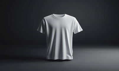 Wall Mural - Blank White T-Shirt Mockup