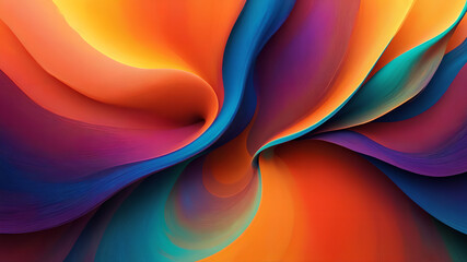 Wall Mural - Colorful Abstract Texture Gradient Ideal for backgrounds