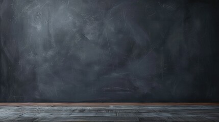 Wall Mural - Gray Graphite Blackboard for Notes and Ads