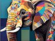 © SarangaIsuru - Abstract Art in Majestic Elephant