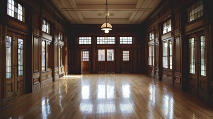 Wall Mural - Prairie School Architecture Environment