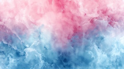 Wall Mural - A background of abstract watercolor blends, smooth transitions of soft pastel colors blending seamlessly, light blue and pink hues, with a dreamy and ethereal feel, subtle texture, hd quality,