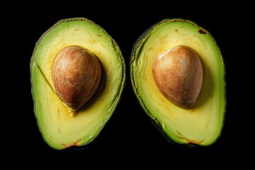 Poster - Halves of avocado