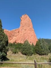 Beautiful view of the garden of Gods in Colorado, USA