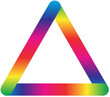 © thekopmylife - spectrum triangle transparent background flat icon