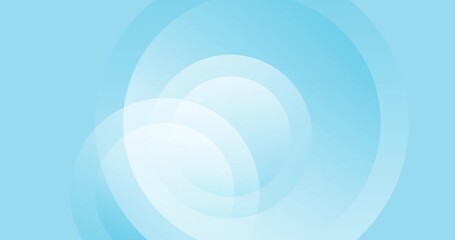 Aufkleber - Light blue abstract geometric background, Light blue elements with fluid gradient Video