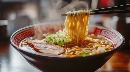 Sticker - Steaming Bowl of Ramen Noodles