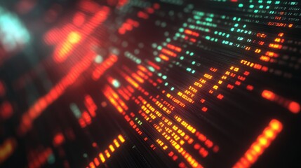 Digital Code Abstract Background