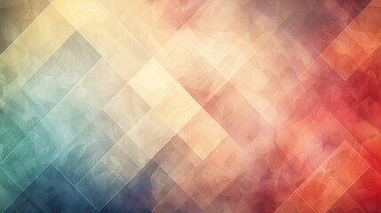 Wall Mural - Background with smooth retro diamond pattern