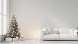 © Sakibjaman777 - Stylish Living Room. Christmas Interior Design Background.