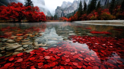 Wall Mural - autumn in the park