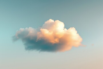 Wall Mural - A Single Cloud in the Sky