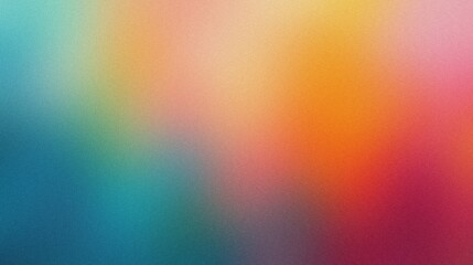 Wall Mural - abstract blurred gradient background. a soft, blurry background image featuring a blend of blue, yel