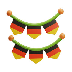 Germany Garland Flag