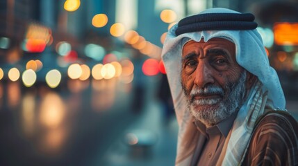 Arab Man in Modern City