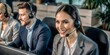 © Graphic Genius - Professional call center agents providing customer support