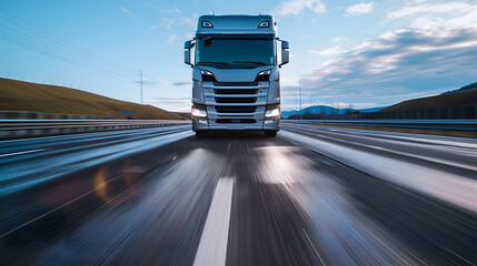 truck on highway