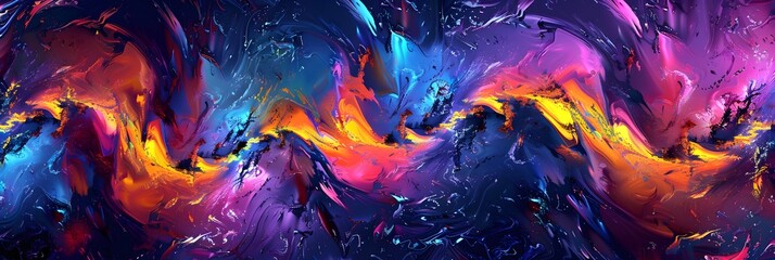 Wall Mural - abstract colorful background