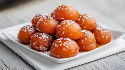 Poster - Gulab Jamun - Traditional Indian food