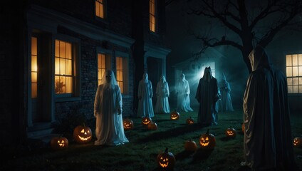 halloween scene