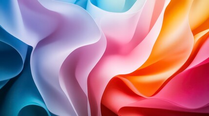 Wall Mural - colorful light waves abstract wallpaper background