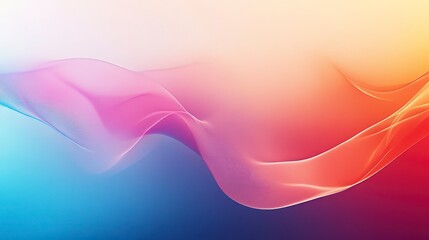 Wall Mural - light satin waves abstract wallpaper background