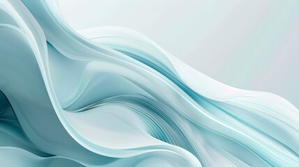 Wall Mural - trendy flow abstract wallpaper background in deep light blue colors
