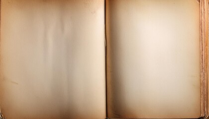 Wall Mural - empty pages of old book paper texture background