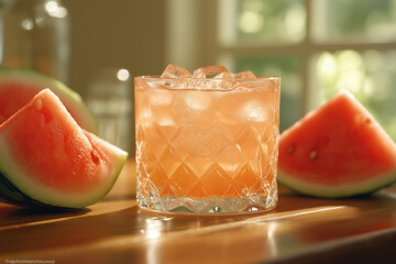 Canvas Print - Watermelon cocktail