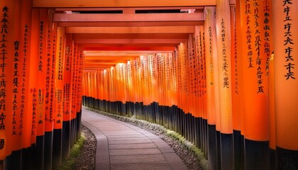 Poster - fushimi inari taisha shrine in kyoto