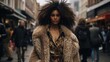 © GOMEZ - Model with animal fur coat