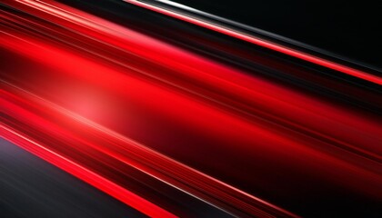 Sticker - red black sporty background speed motion design with spot strip and copy space modern minimal in cheerful and freedom energy feeling generative ai