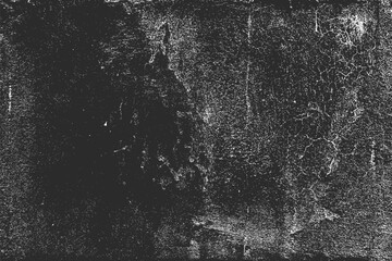 Wall Mural - Black and white grunge. Distress overlay texture. Abstract surface dust and rough dirty wall background concept. Worn, torn, weathered effect. Vector illustration, EPS 10.