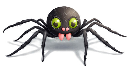 Spider In Cute Kawaii 