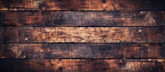 Poster - Retro wooden texture on vintage wood background with copy space image.