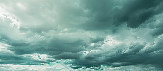 Poster - Overcast sky background suitable for copy space image
