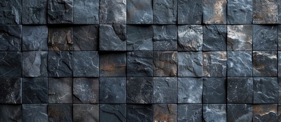 Aufkleber - Stone tile pattern background provided at no cost with space for product or advertisement design on image. Creative banner. Copyspace image