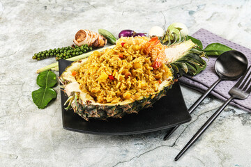 Sticker - Pineapple fried rice with prawn