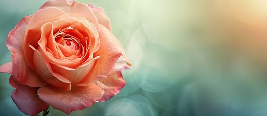 Aufkleber - Here is a picture featuring a stunning rose with ample copy space image available