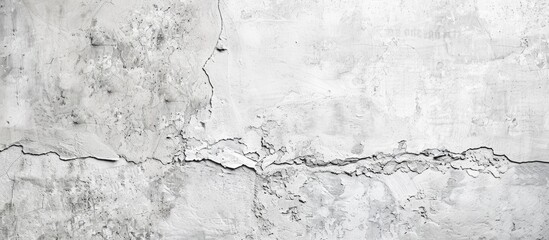 Poster - Gray concrete background with a white cement wall texture perfect for interior design projects with copy space image for text additions reflecting a chic loft style