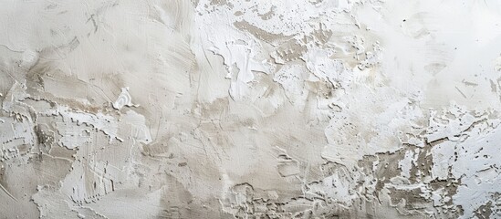 Poster - A contemporary white and gray textured background on a grungy cement concrete wall with copy space image