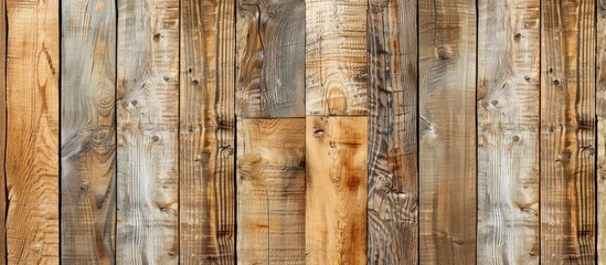 Poster - Beige wooden texture as background perfect for copy space image