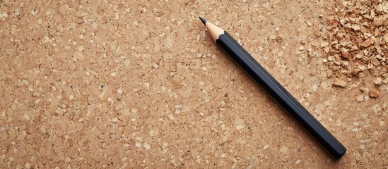 Poster - Writing a post on a corkboard background with copy space image