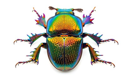 Wall Mural - Rainbow Beetle - Close-Up