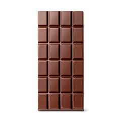 Canvas Print - Chocolate bar isolated on white background