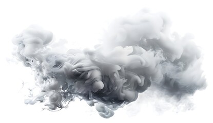 Wall Mural - Abstract Gray Smoke Cloud