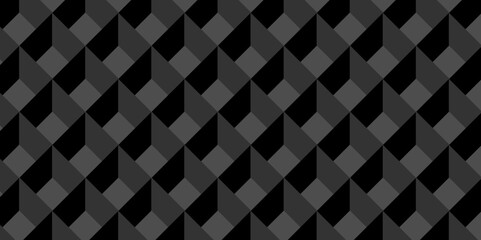 Vector of cube geometric pattern grid backdrop triangle background. Abstract cube geometric tile and mosaic wall or grid backdrop hexagon technology. black or gray geometric block cube structure.