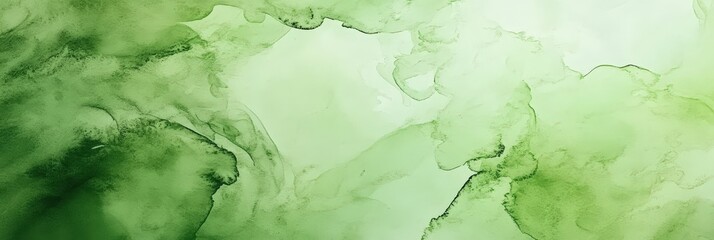 Poster - Abstract Green Watercolor Background