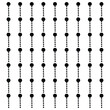 © Ardi - Dot pattern seamless background. Polka dot pattern template Monochrome dotted texture modern seamless